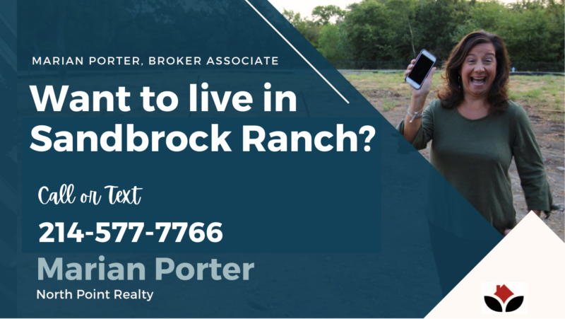 Call or text Marian for Sandbrock Ranch