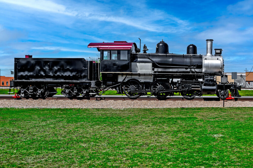 Historic locomotive in Anna TX