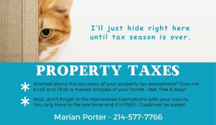 Property tax time in Texas