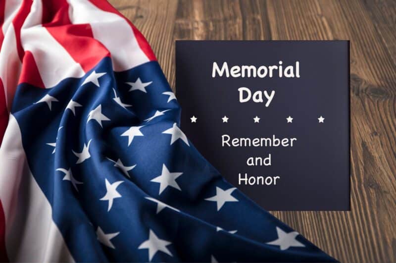 US Flag and Memorial Day 2025